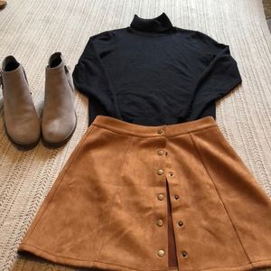 Classic black turtle neck sweater